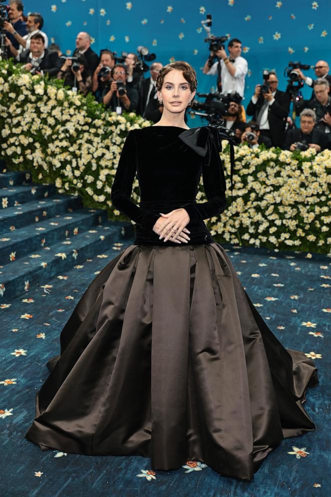 Lana Del Rey attends the 2025 Met Gala Celebrating "Superfine: Tailoring Black Style" on May 05, 2025 in New York City.