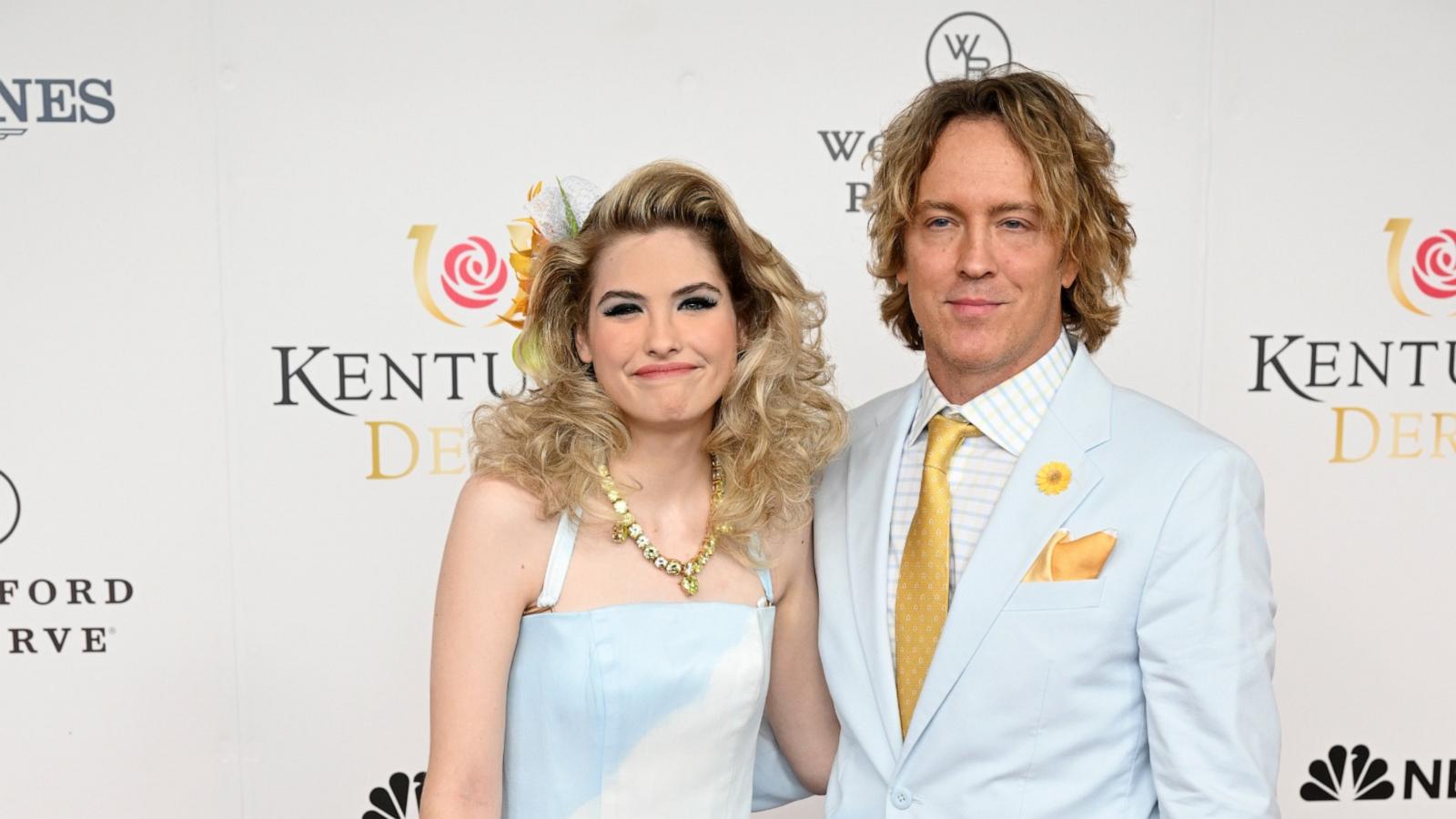 PHOTO: Dannielynn Birkhead and Larry Birkhead attends the 149th Kentucky Derby at Churchill Downs on May 6, 2023 in Louisville.