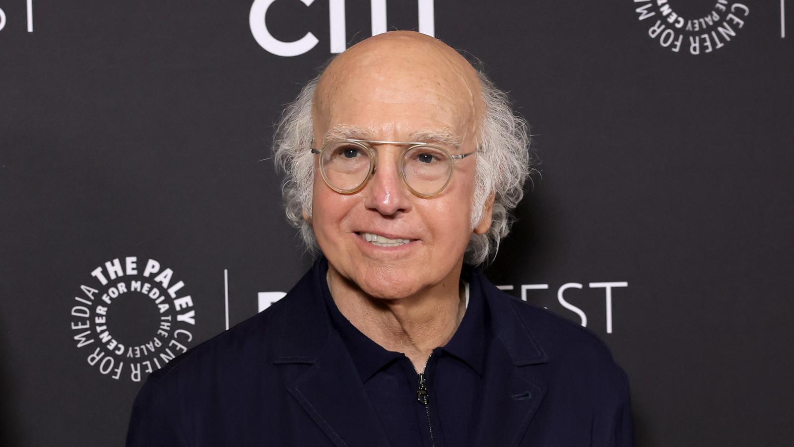 PHOTO: Larry David arrives at Paley Fest LA 2024 - "Curb Your Enthusiasm" at the Dolby Theatre in Hollywood, Calif., April 18, 2024.