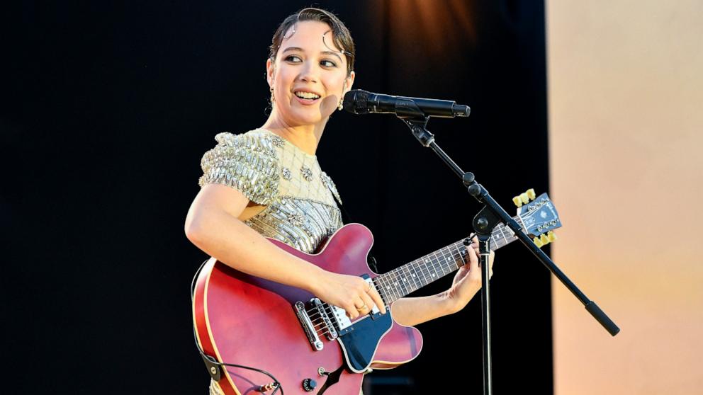 PHOTO: Laufey performs during the Gold House 4th Annual Gold Gala, May 10, 2025 in Los Angeles.