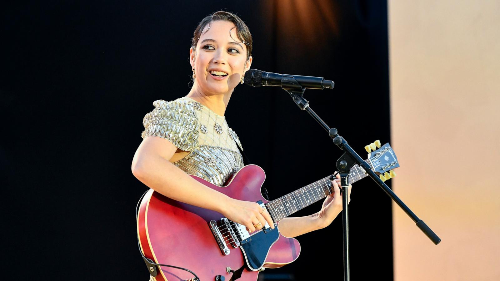 PHOTO: Laufey performs during the Gold House 4th Annual Gold Gala, May 10, 2025 in Los Angeles.