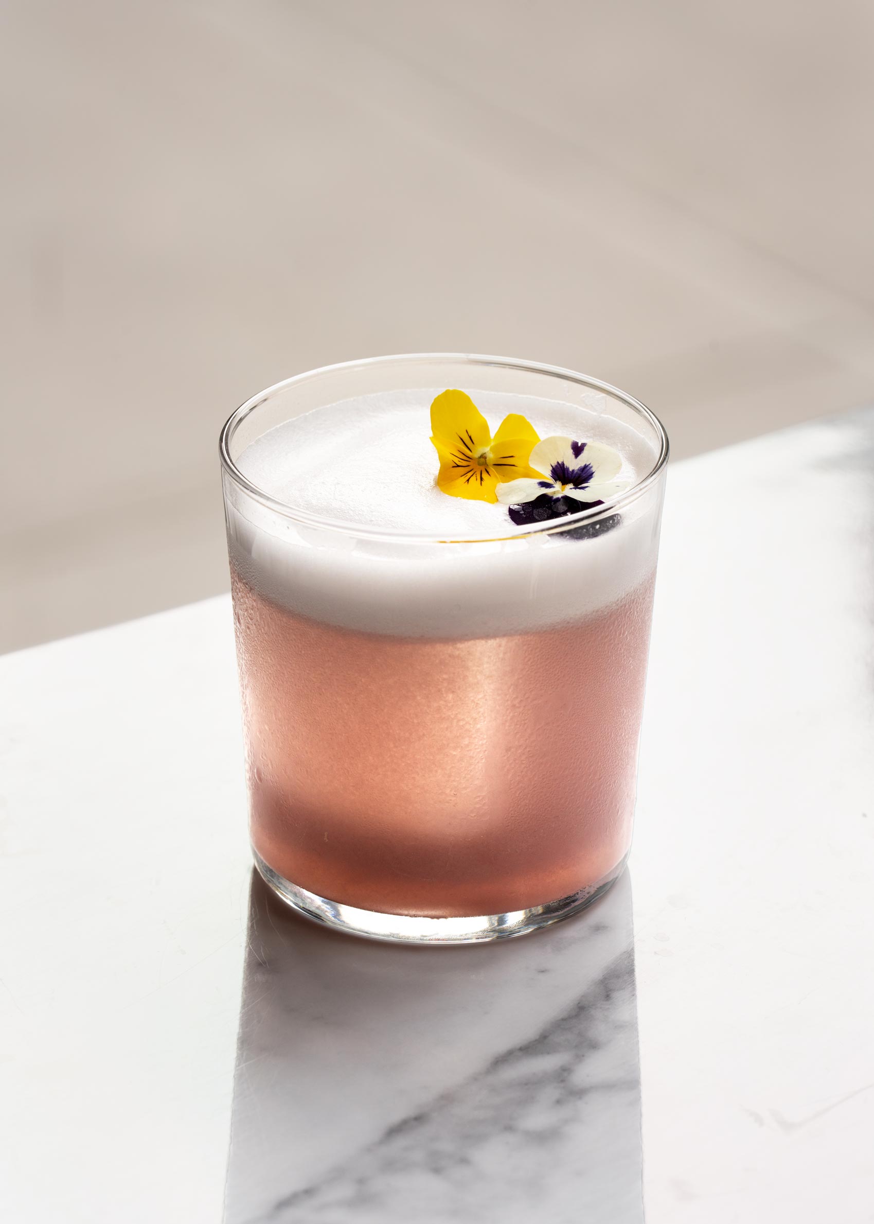 PHOTO: The non-alcoholic lavender daisy cocktail at Lindens.