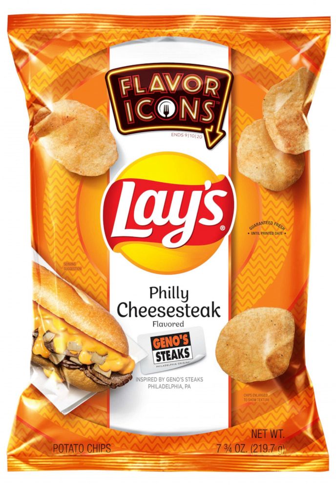 PHOTO: Lay's Philly cheesesteak chips inspired by Geno's Steaks. 