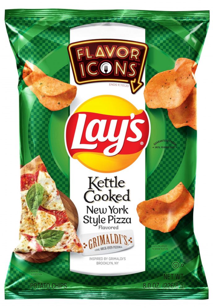 PHOTO: New York-style pizza potato chips from the new Lay's Flavor Icons.