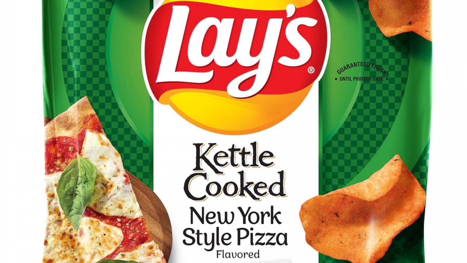 PHOTO: New Lay's Flavor Icons chips in New York Style Pizza from Grimaldi's.