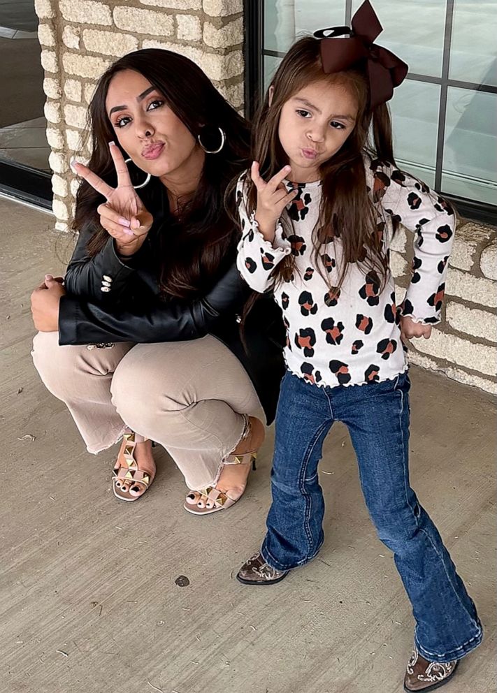 PHOTO: Garcia often features her daughter in her TikTok posts.