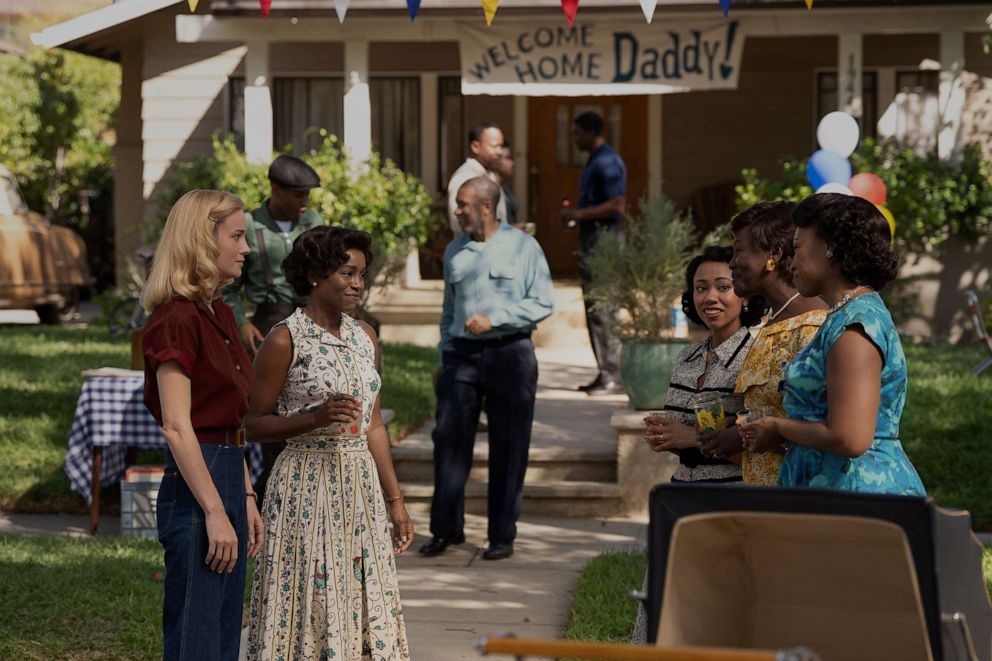 PHOTO: Brie Larson and Aja Naomi King in "Lessons in Chemistry," 2023.