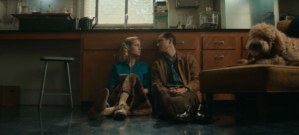 PHOTO: Lewis Pullman and Brie Larson in "Lessons in Chemistry," 2023.