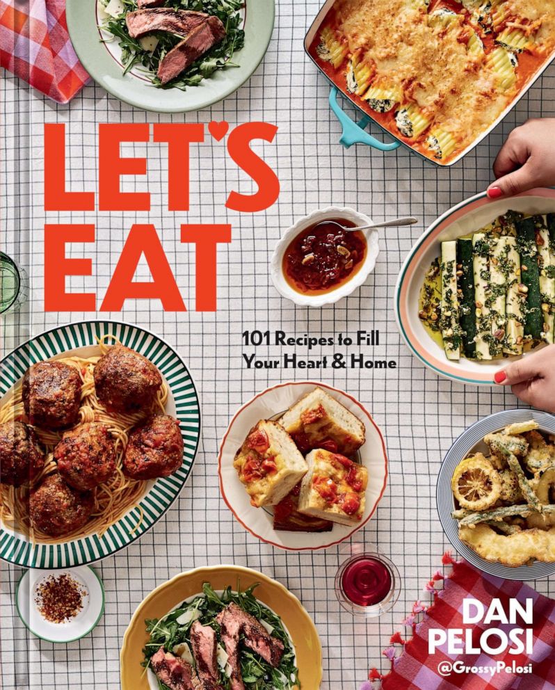 PHOTO: The front cover of Dan Pelosi's debut cookbook, "Let's Eat."