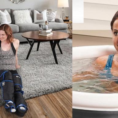 PHOTO: Lifepro: Portable Ice Tub & Leg Massager 