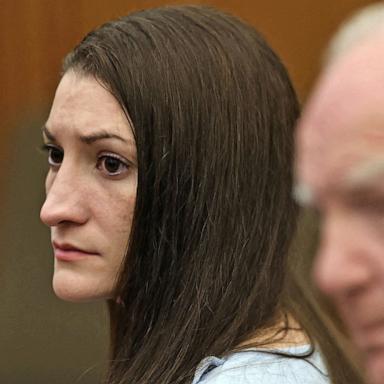 PHOTO: Lindsay Clancy watches jurors in her murder trial as Judge William Sullivan asks them to continue deliberations, in Plymouth, Massachusetts, U.S., September 2, 2026.