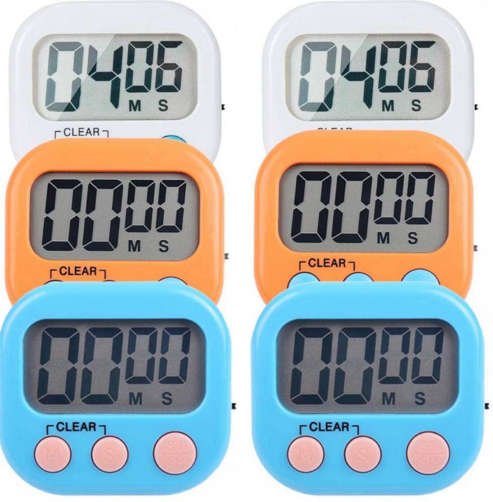 PHOTO: LinkDm 6 Pack Small Digital Kitchen Timer.