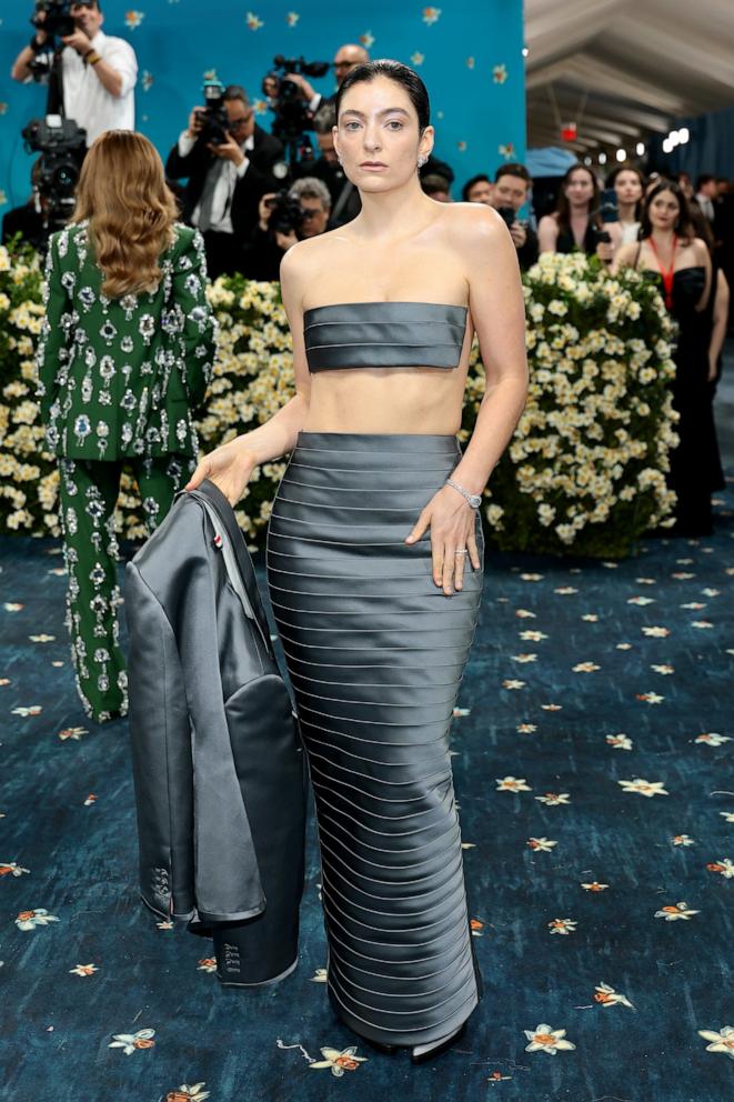 Lorde attends the 2025 Met Gala Celebrating "Superfine: Tailoring Black Style" on May 05, 2025 in New York City.