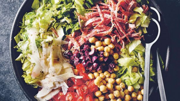 The Greenest Chopped Salad - She Likes Food