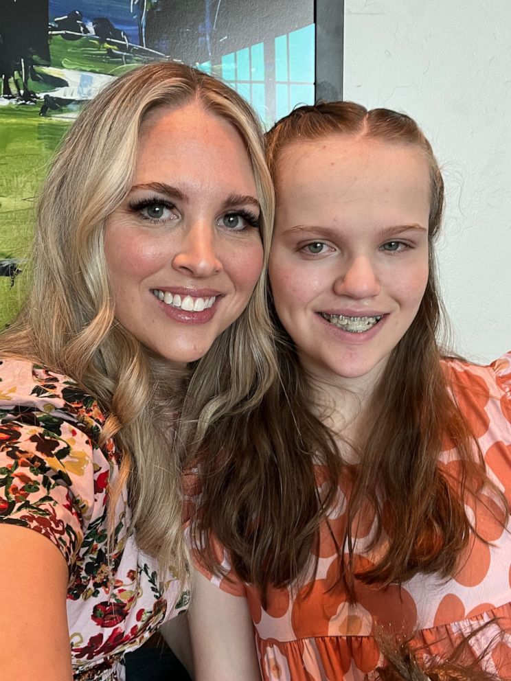 PHOTO: Stephanie Cook pictured with her 15-year-old daughter Lucy Cook.