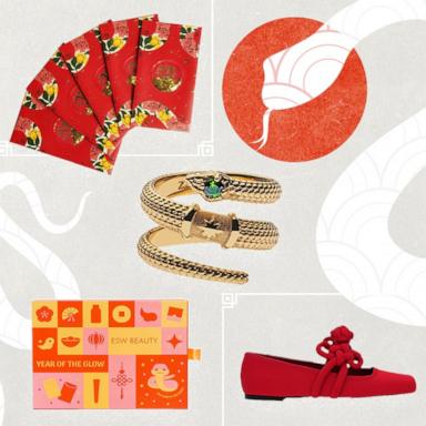 Lunar New Year-themed gifts for the Year of the Snake.