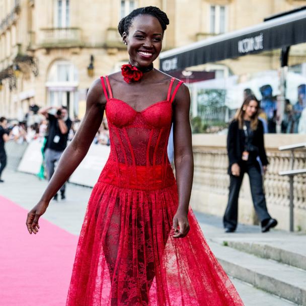 Dolce And Gabbana Red Dress Lupita Nyongo Talks About Audio Version Of Her  Childrens Book, Sulwe