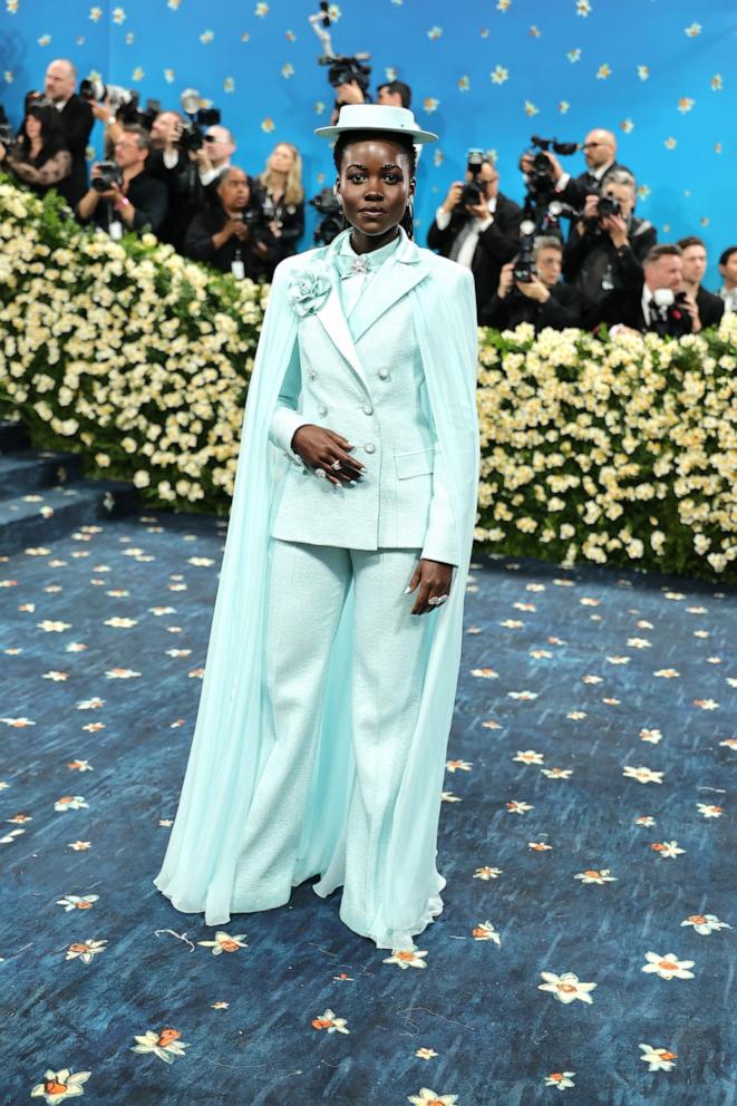 Lupita Nyong'o attends the 2025 Met Gala Celebrating "Superfine: Tailoring Black Style" on May 05, 2025 in New York City.