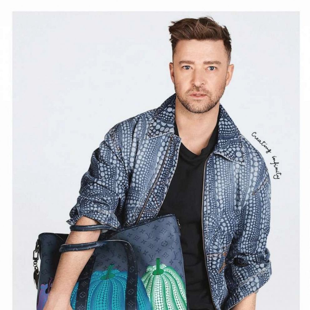 Justin Timberlake makes Louis Vuitton modeling debut in latest Yayoi Kusama- themed campaign - Good Morning America