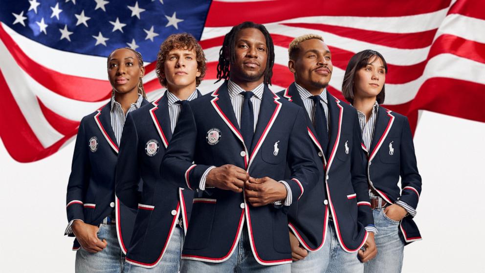 PHOTO: Ralph Lauren has unveiled the Team USA opening and closing ceremony uniforms for 2024. 