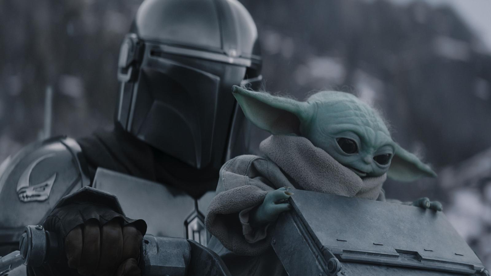 PHOTO: The Mandalorian and Grogu in Lucasfilm's "The Mandalorian and Grogu."