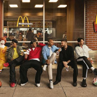 PHOTO: McDonald's has a new lineup of collectibles with Ronaldinho Gaúcho, Lamine Yamal, Thierry Henry, David Beckham, and Son Heung-Min for the FIFA World Cup.