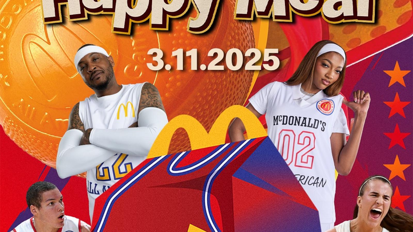 PHOTO: McDonald's launched an All American Game themed Happy Meal.