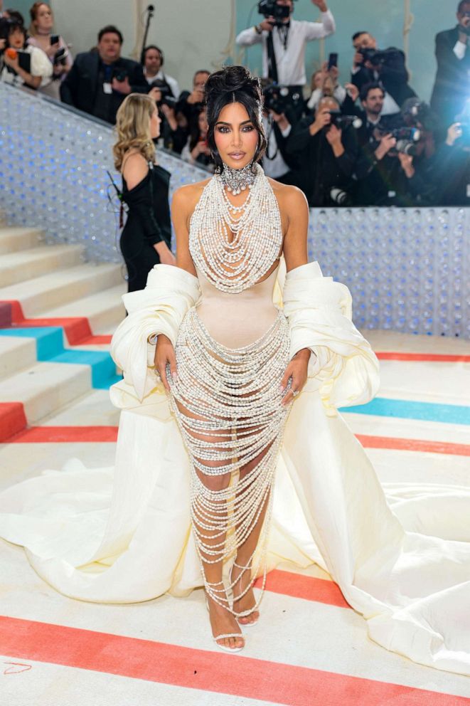 PHOTO: Kim Kardashian attends The 2023 Met Gala Celebrating "Karl Lagerfeld: A Line Of Beauty" at The Metropolitan Museum of Art, May 1, 2023, in New York.