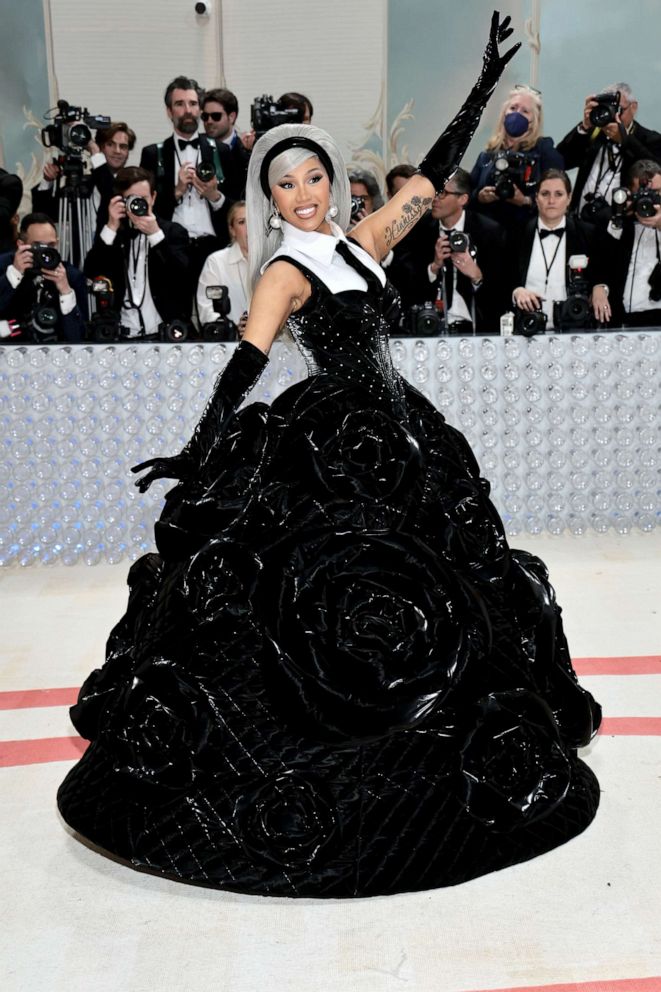 PHOTO: Cardi B attends The 2023 Met Gala Celebrating "Karl Lagerfeld: A Line Of Beauty" at The Metropolitan Museum of Art, May 1, 2023, in New York.