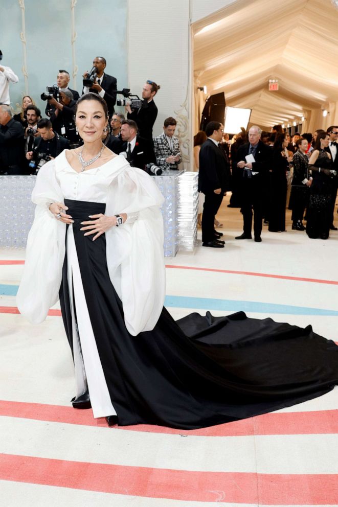 PHOTO: Michelle Yeoh attends The 2023 Met Gala Celebrating "Karl Lagerfeld: A Line Of Beauty" at The Metropolitan Museum of Art, May 1, 2023, in New York.