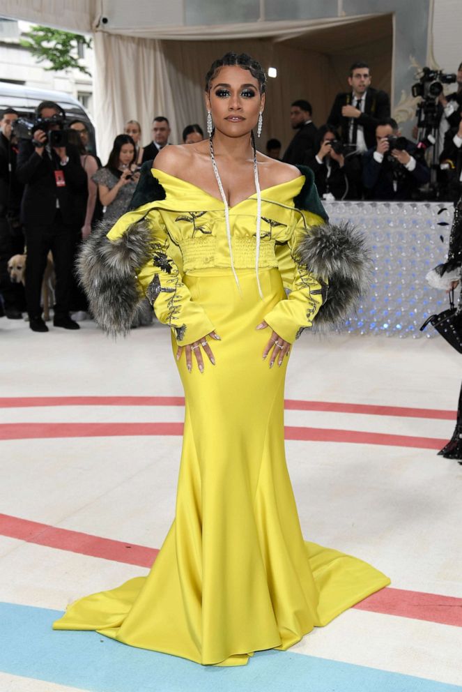 PHOTO: Ariana DeBose attends The Metropolitan Museum of Art's Costume Institute benefit gala celebrating the opening of the "Karl Lagerfeld: A Line of Beauty" exhibition on May 1, 2023, in New York.