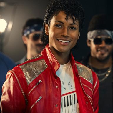 PHOTO: Jaafar Jackson as Michael Jackson in Michael. 