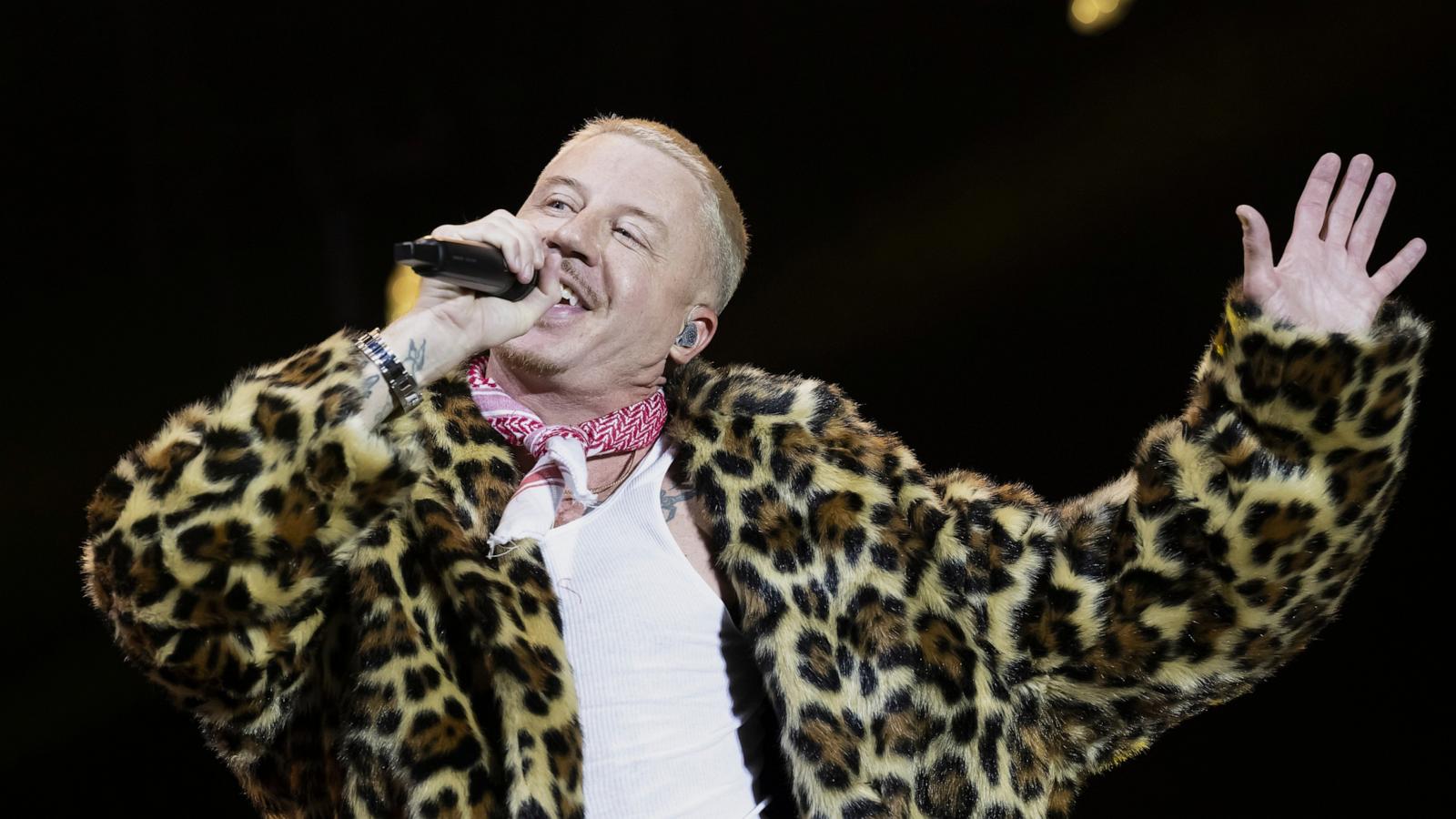 PHOTO: Macklemore performs on the Main Stage at the 42th Gurtenfestival edition in Bern, Switzerland, July 16, 2025.