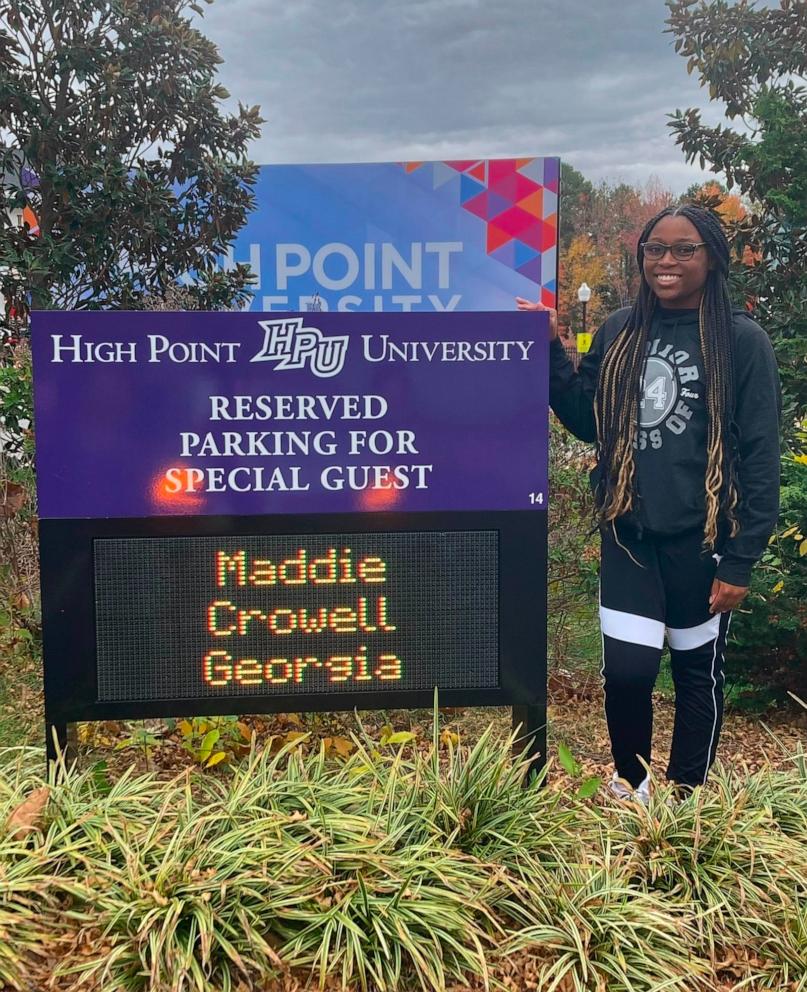 PHOTO: Madison Crowell is planning to attend High Point University in High Point, North Carolina in the fall of 2024.