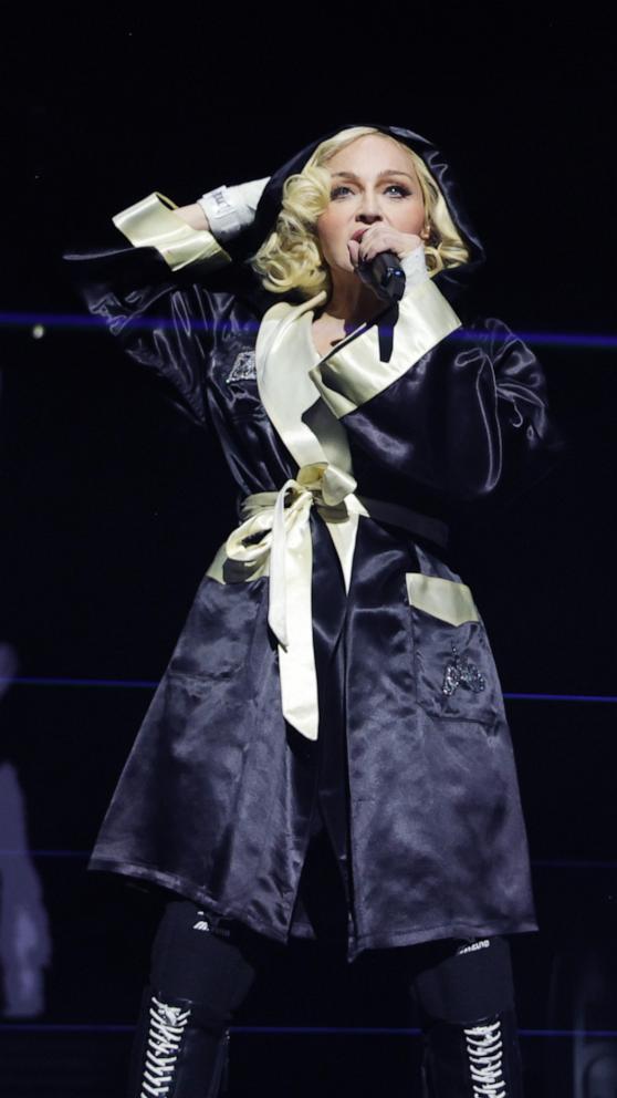 VIDEO: Madonna's 11-year-old daughter vogued onstage opening night of the singer's tour 