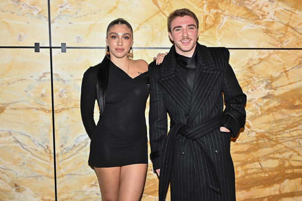 PHOTO: Lourdes Leon and Rocco Ritchie attend the Saint Laurent Spring/Summer 2024 show as part of Fashion Week in Paris, France, Sept. 26, 2023 in Paris, France. 