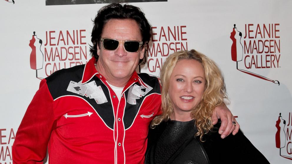 PHOTO: Michael Madsen and Virginia Madsen attend the Aparecio Foundation event for 'Women Empowering Women' hosted by Michael & Virginia Madsen at Jeanie Madsen Gallery, April 21, 2014, in Santa Monica, Calif.