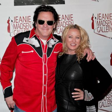 PHOTO: Michael Madsen and Virginia Madsen attend the Aparecio Foundation event for 'Women Empowering Women' hosted by Michael & Virginia Madsen at Jeanie Madsen Gallery, April 21, 2014, in Santa Monica, Calif.