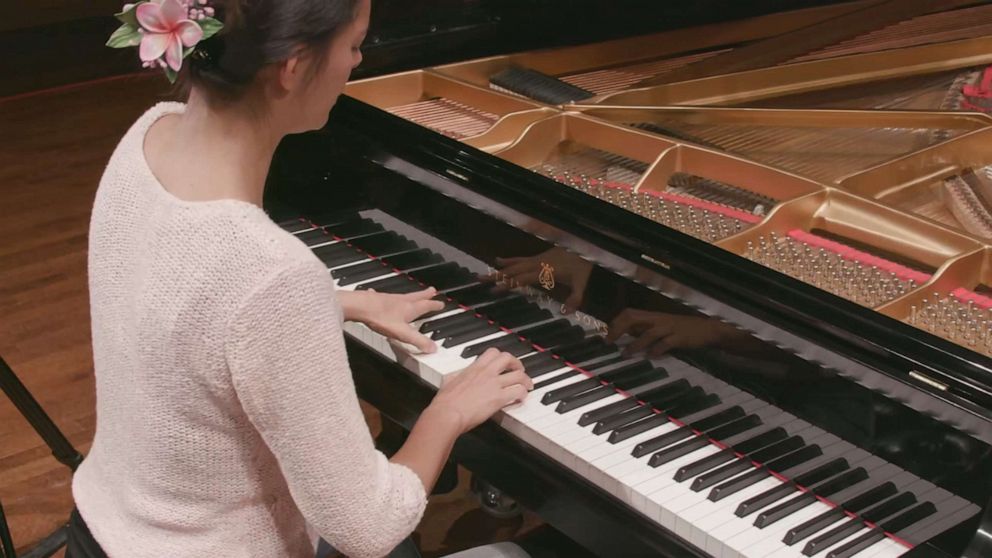 PHOTO: Mahani Teave was nine-years-old when she started playing the piano.