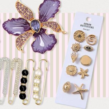 PHOTO:Brooches: How to style the trend, plus top picks to shop