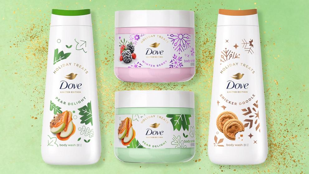 PHOTO: Dove launches its holiday-scented body care extra early this year