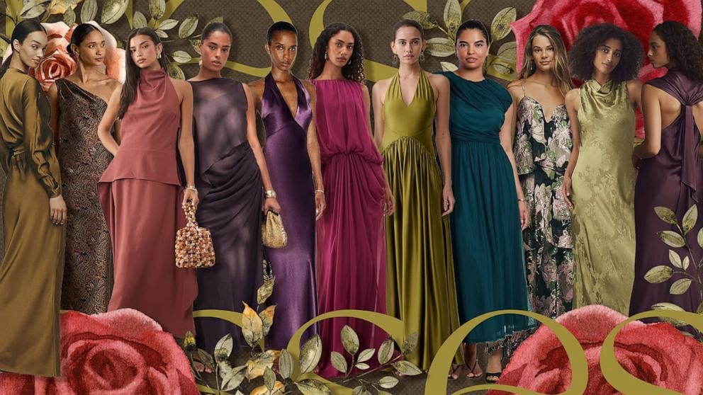 PHOTO: Best fall wedding guest dresses