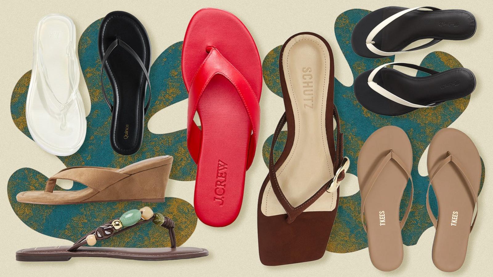 PHOTO: Best flip flops and thong sandals for women