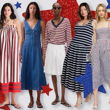 PHOTO: Women’s apparel for the Fourth of July