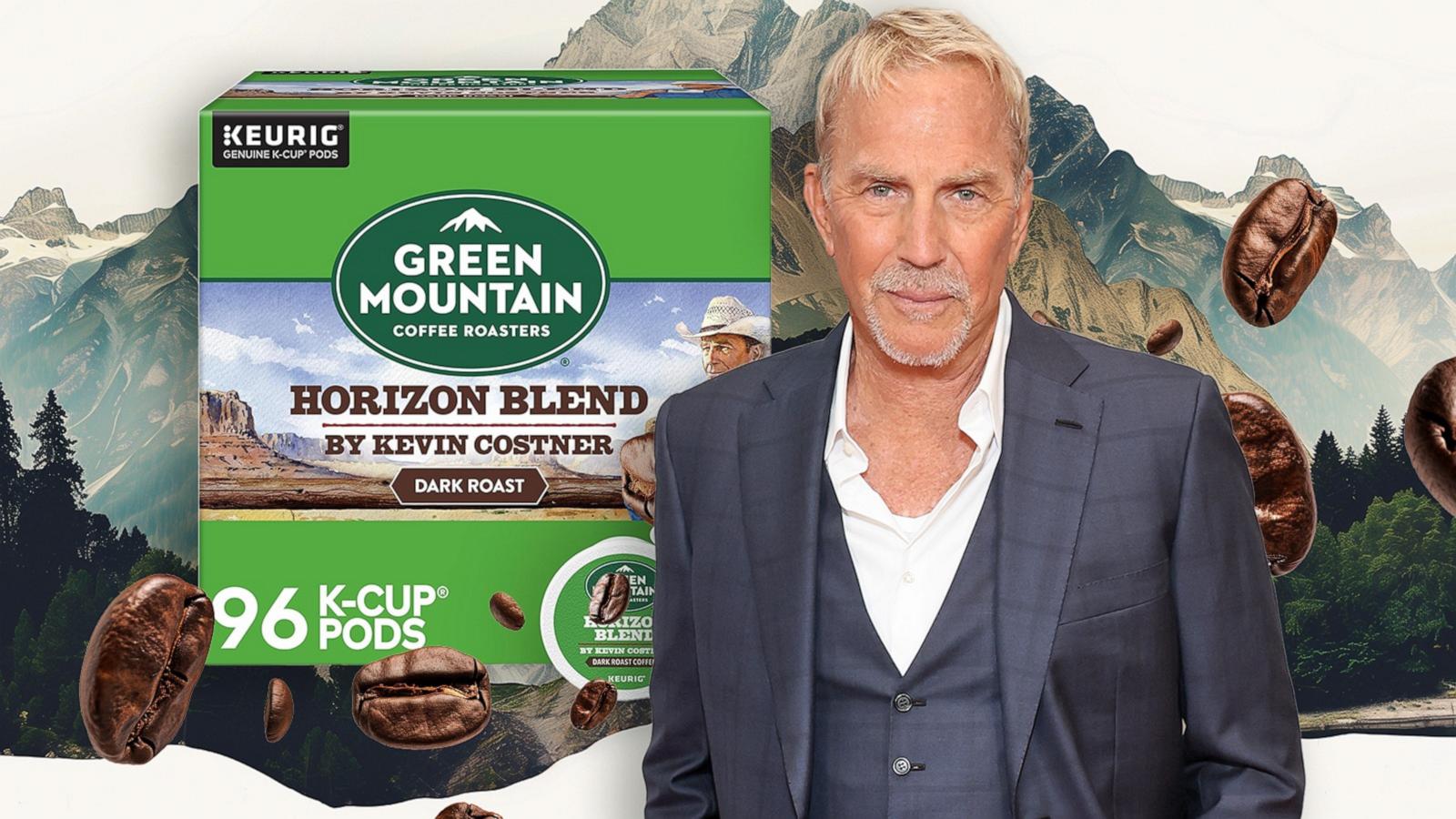 PHOTO: Kevin Costner talks coffee with 'GMA'
