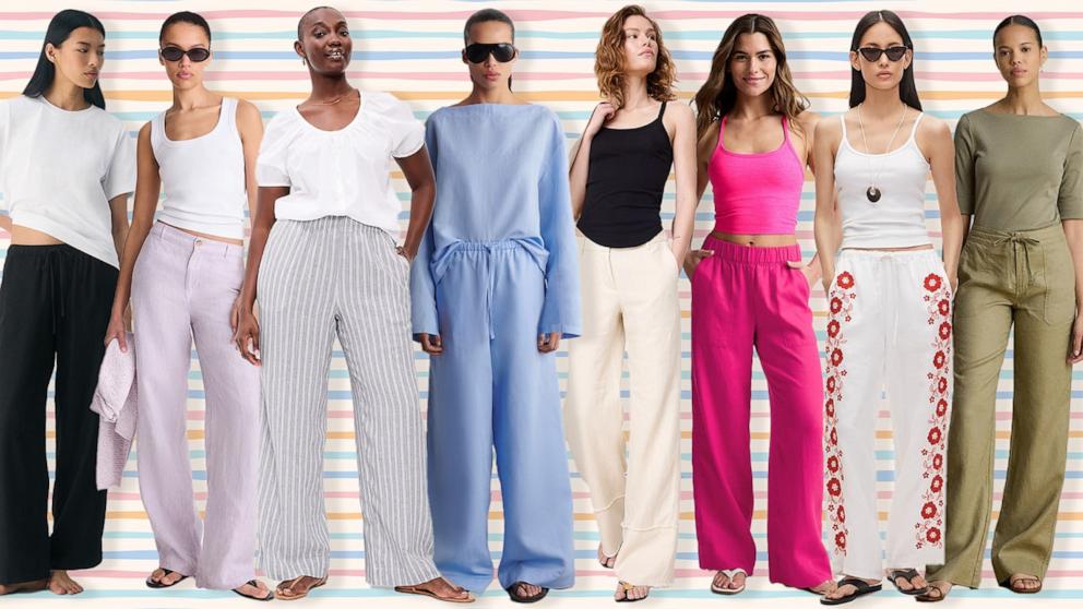PHOTO: Best linen pants for women