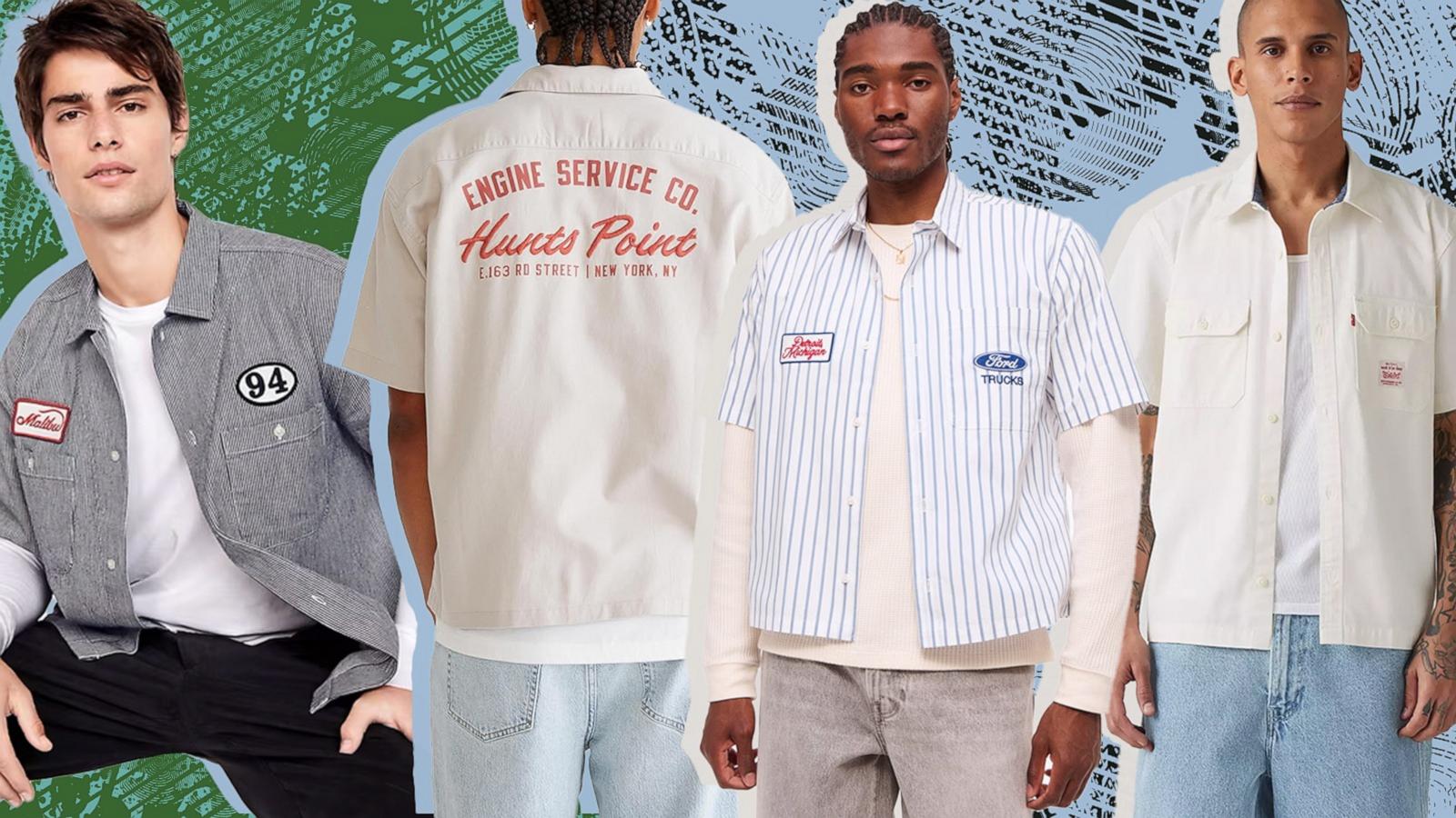 PHOTO: Shop the mechanic shirt trend for 2025