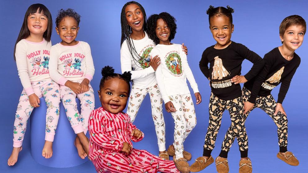 PHOTO: Shop Old Navy’s Disney Jingle Jammies for 2026