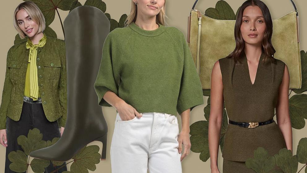PHOTO: Olive green for fall: Shop dresses, accessories and more