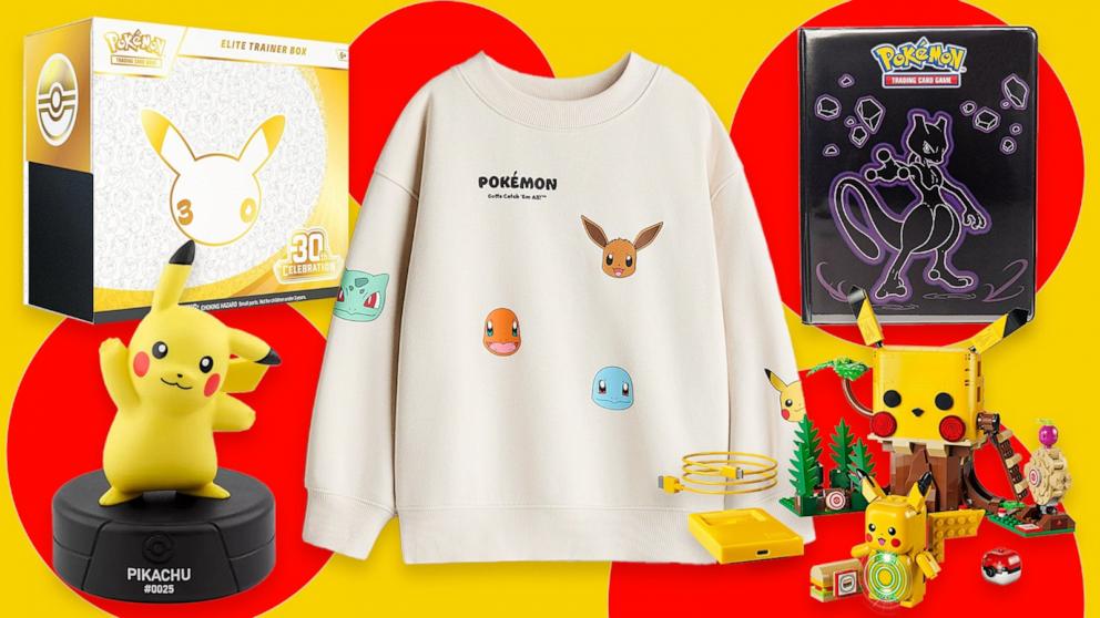 PHOTO: Shop toys and merch for Pokémon's 30th Anniversary